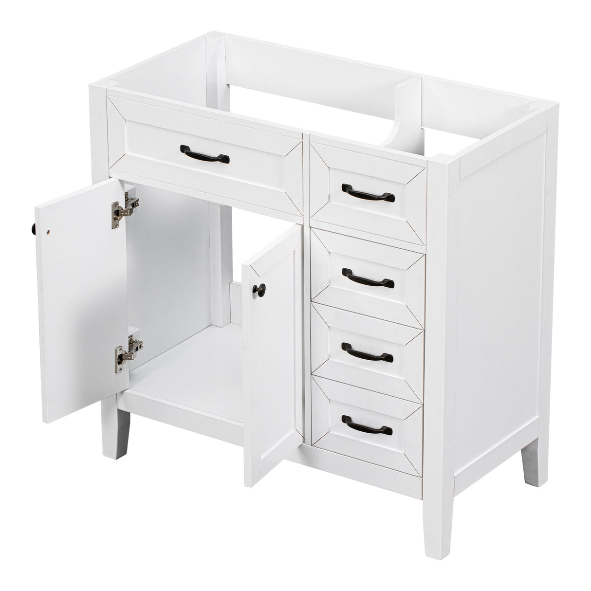 36" Bathroom Vanity Without Sink - Cabinet Base Only
