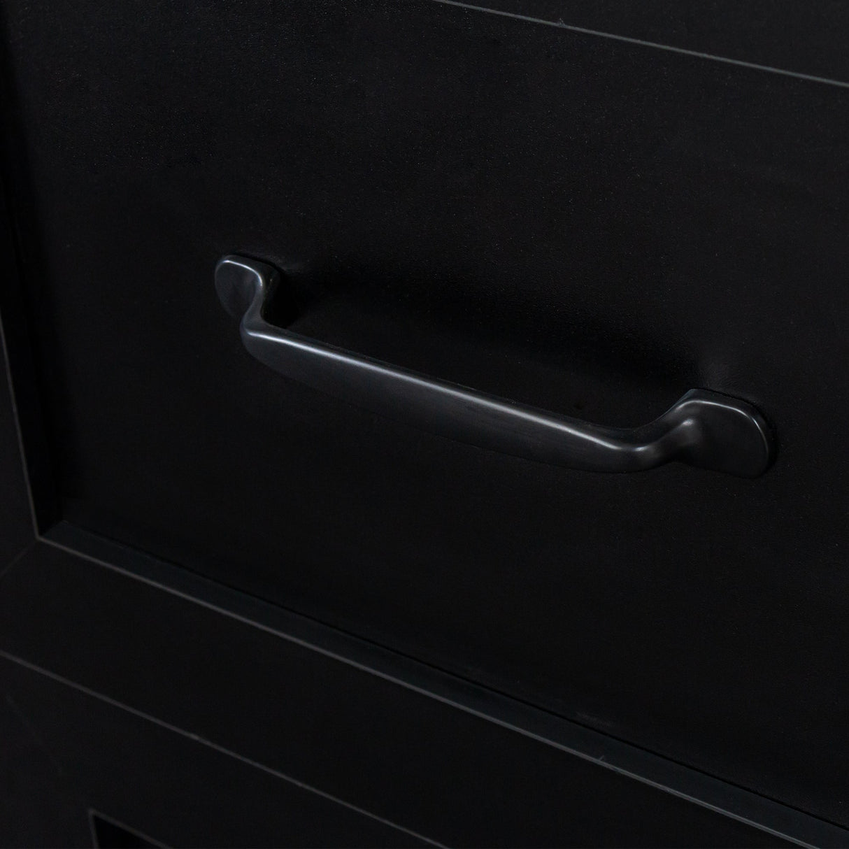 Home Office Computer Desk with Hutch, Antiqued Black