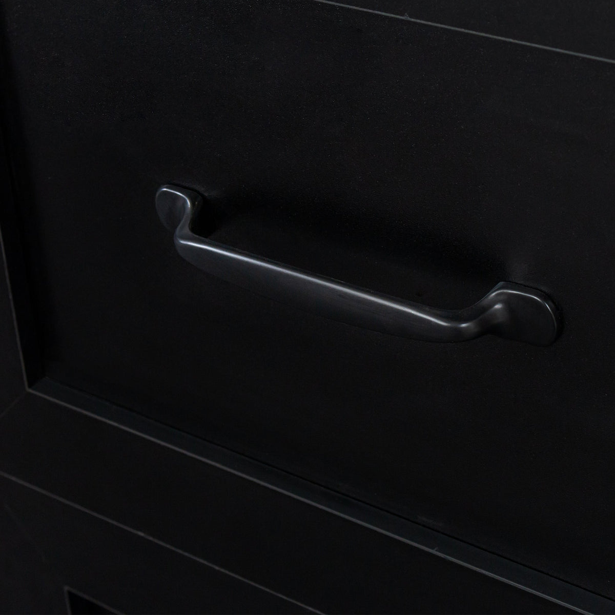 Home Office Computer Desk with Hutch, Antiqued Black