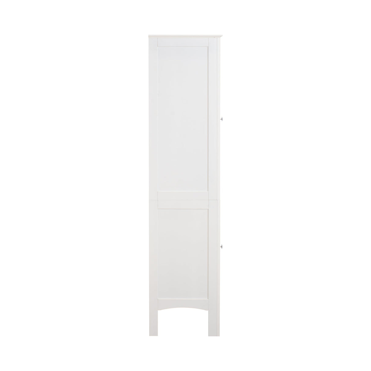 Tall Narrow Tower Freestanding Cabinet with 2 Shutter Doors