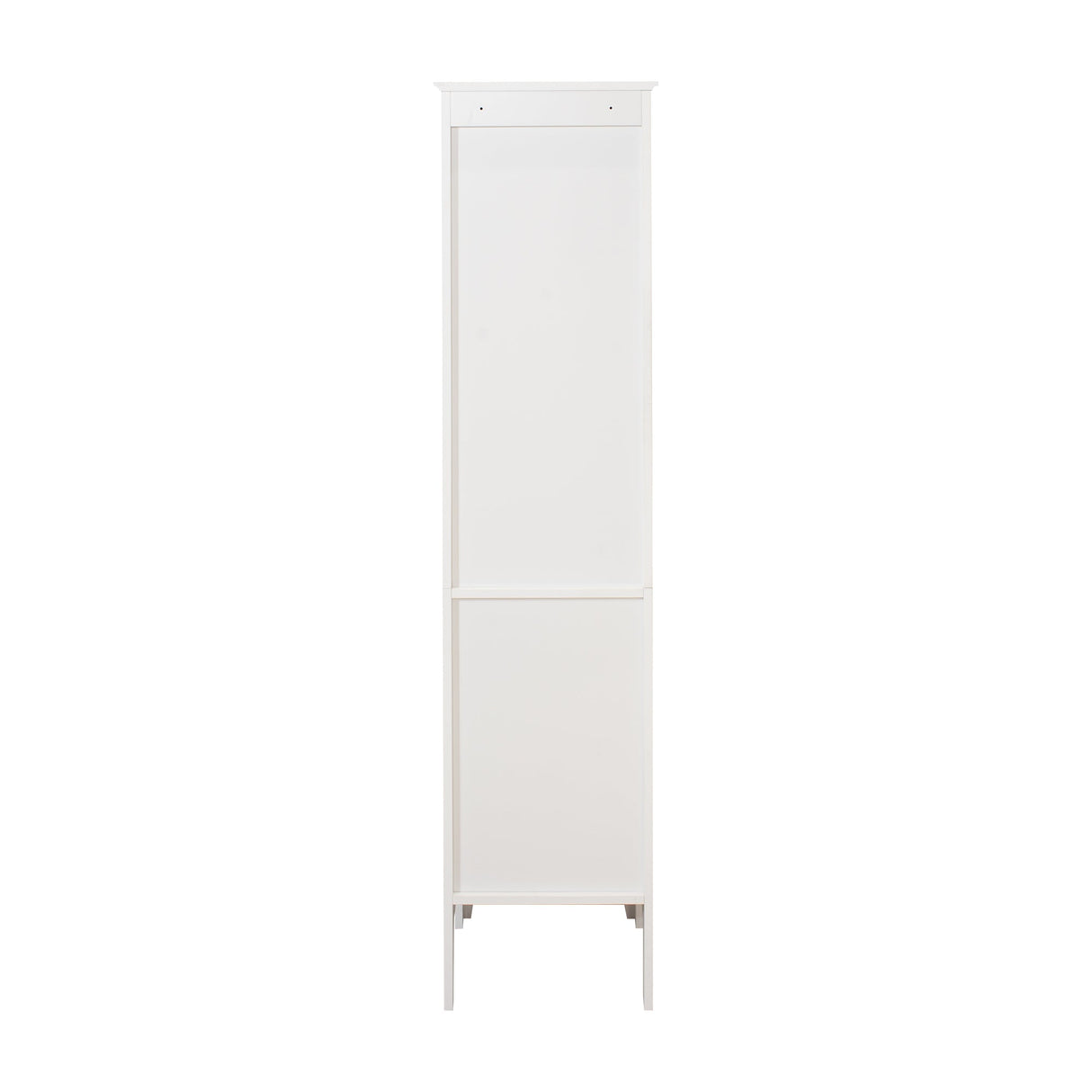 Tall Narrow Tower Freestanding Cabinet with 2 Shutter Doors