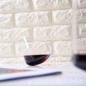 Classica Un-Spillable Stemless Wine Glassware, Set of 2