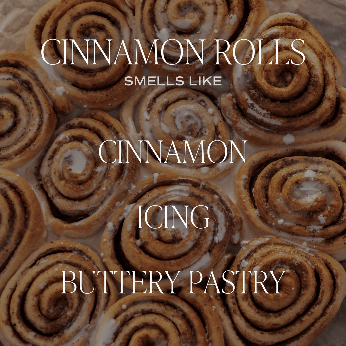 Cinnamon Rolls Soy Candle - White Jar - 11 oz