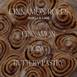 Cinnamon Rolls Soy Candle - White Jar - 11 oz