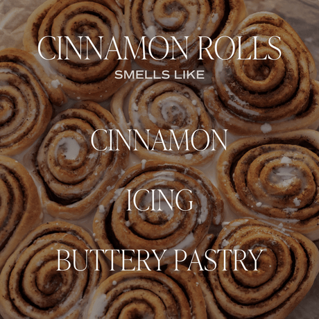 Cinnamon Rolls Soy Candle - White Jar - 11 oz