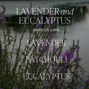Lavender and Eucalyptus Tinted Glass Jar Reed Diffuser