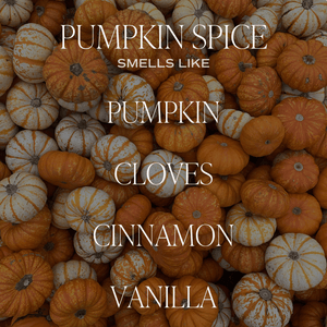 Pumpkin Spice Soy Candle 9oz Clear Jar