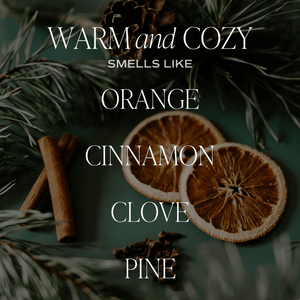 Warm and Cozy Soy Candle - White Translucent Glass Pumpkin Jar - 20 oz