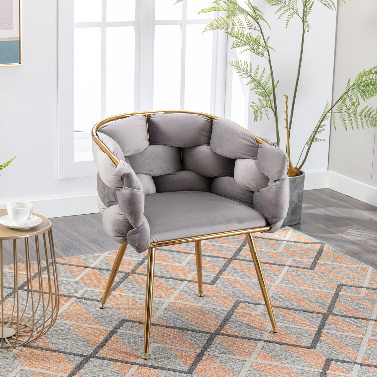Luxury Modern Velvet Single Sofa Chair