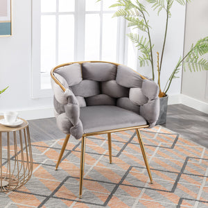 Luxury Modern Velvet Single Sofa Chair