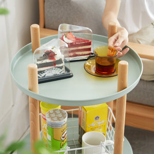 Storage Shelf: 360° Rotating Bookshelf