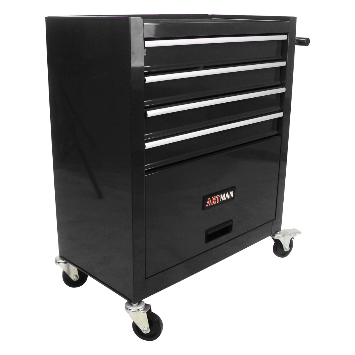 4-Drawer Rolling Tool Box with Tools for Garage and Workshop