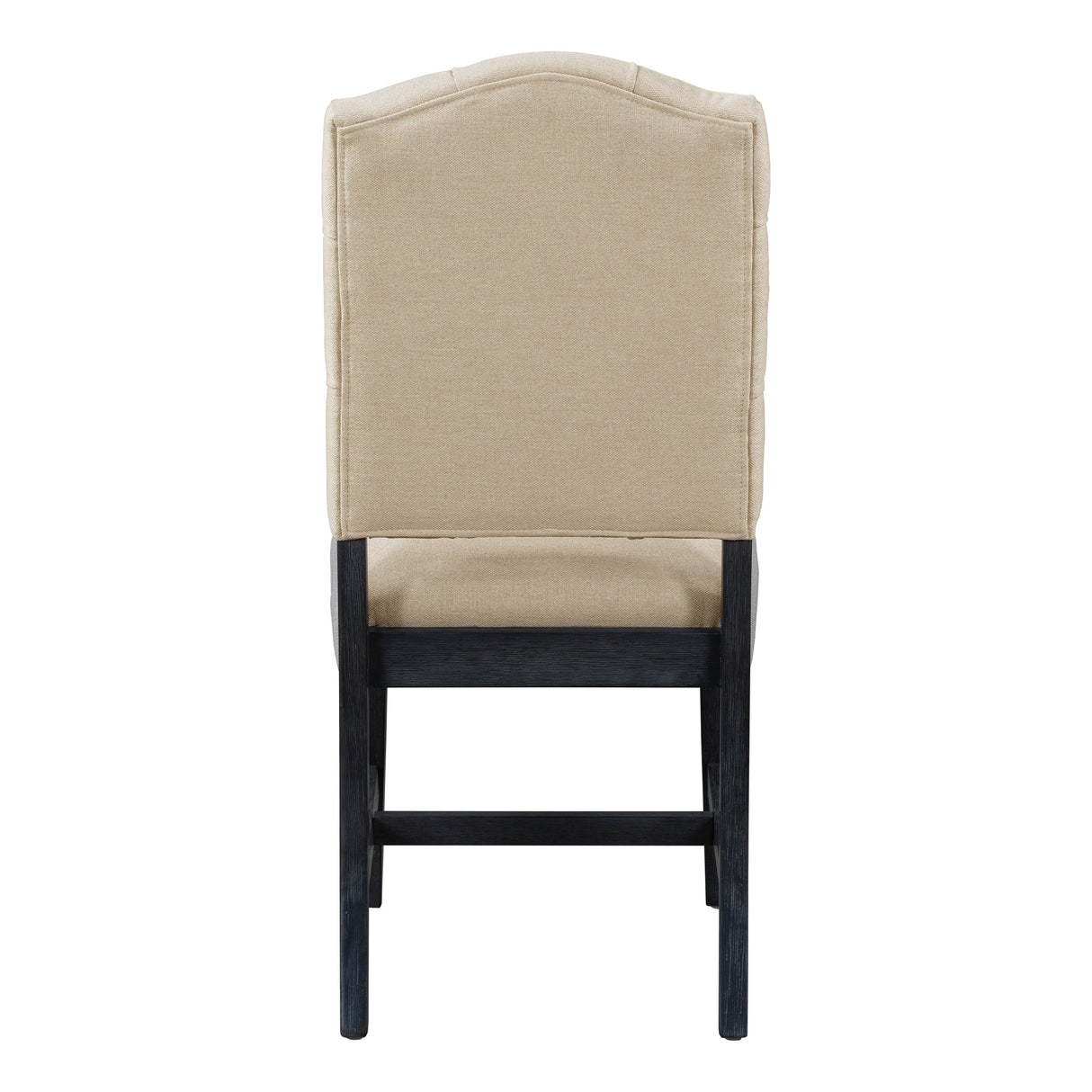 TREXM Retro Style Dining Chair Set with 4 Upholstered Chairs