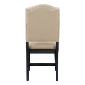 TREXM Retro Style Dining Chair Set with 4 Upholstered Chairs