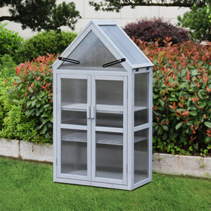 Mini Greenhouse Kit - Outdoor Plant Stand, Small