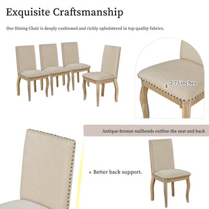 TREXM Set of 2 Dining Chairs