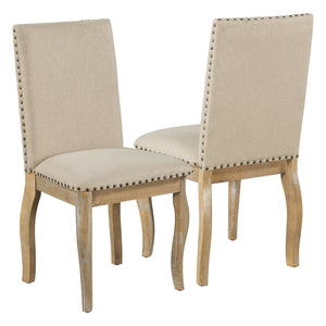 TREXM Set of 2 Dining Chairs