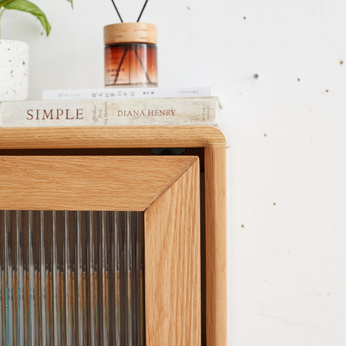 Solid Wood Storage Cabinet