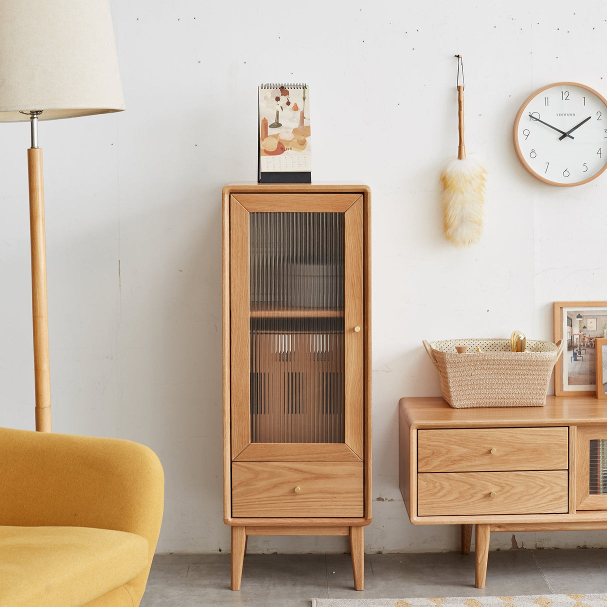 Solid Wood Storage Cabinet