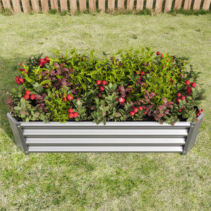 2-Piece Metal Garden Pots & Planters Set