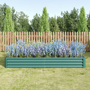 2-Piece Metal Raised Garden Bed Set