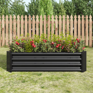 Metal Raised Garden Bed for Flowers and Vegetables