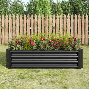 2-Piece Metal Raised Garden Bed Set