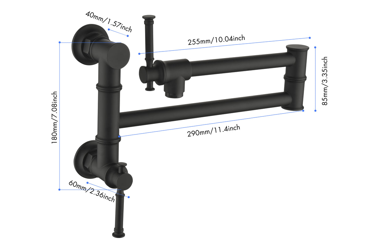 Pot Filler Faucet Wall Mount