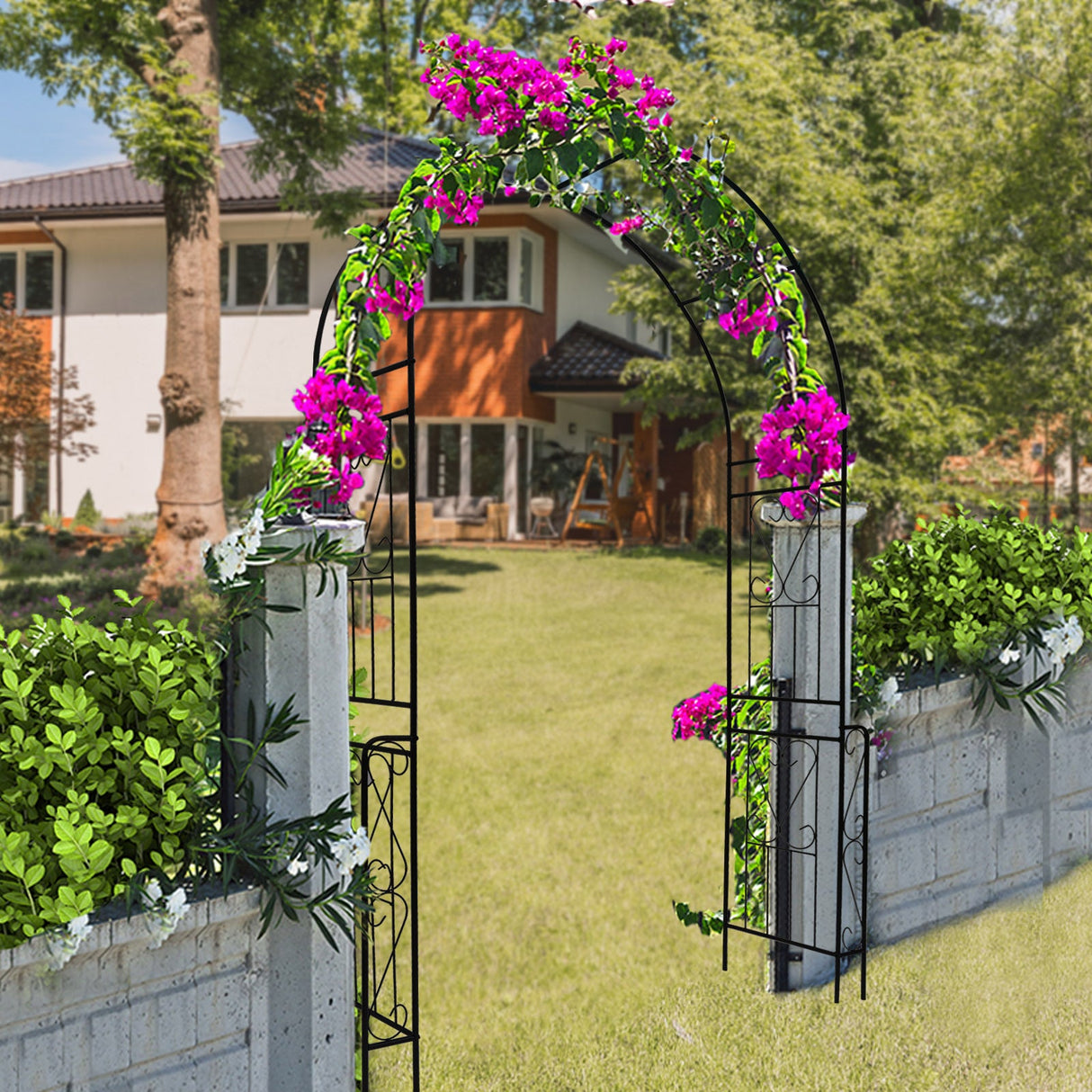 Metal Garden Arch W55'' x H94.5''