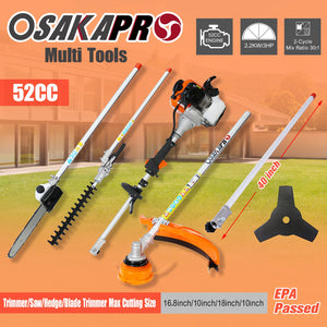 12 in 1 Multi-Functional Trimming Tool, 52CC 2-Cycle