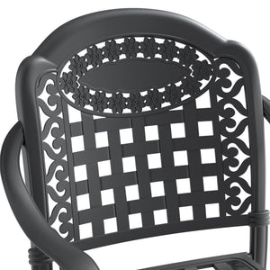 5-Piece Cast Aluminum Patio Furniture Set with Cushions