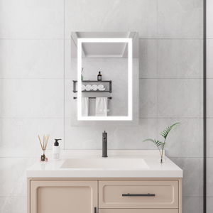 20 X 28 Inch Bathroom Medicine Cabinet with LED Mirror