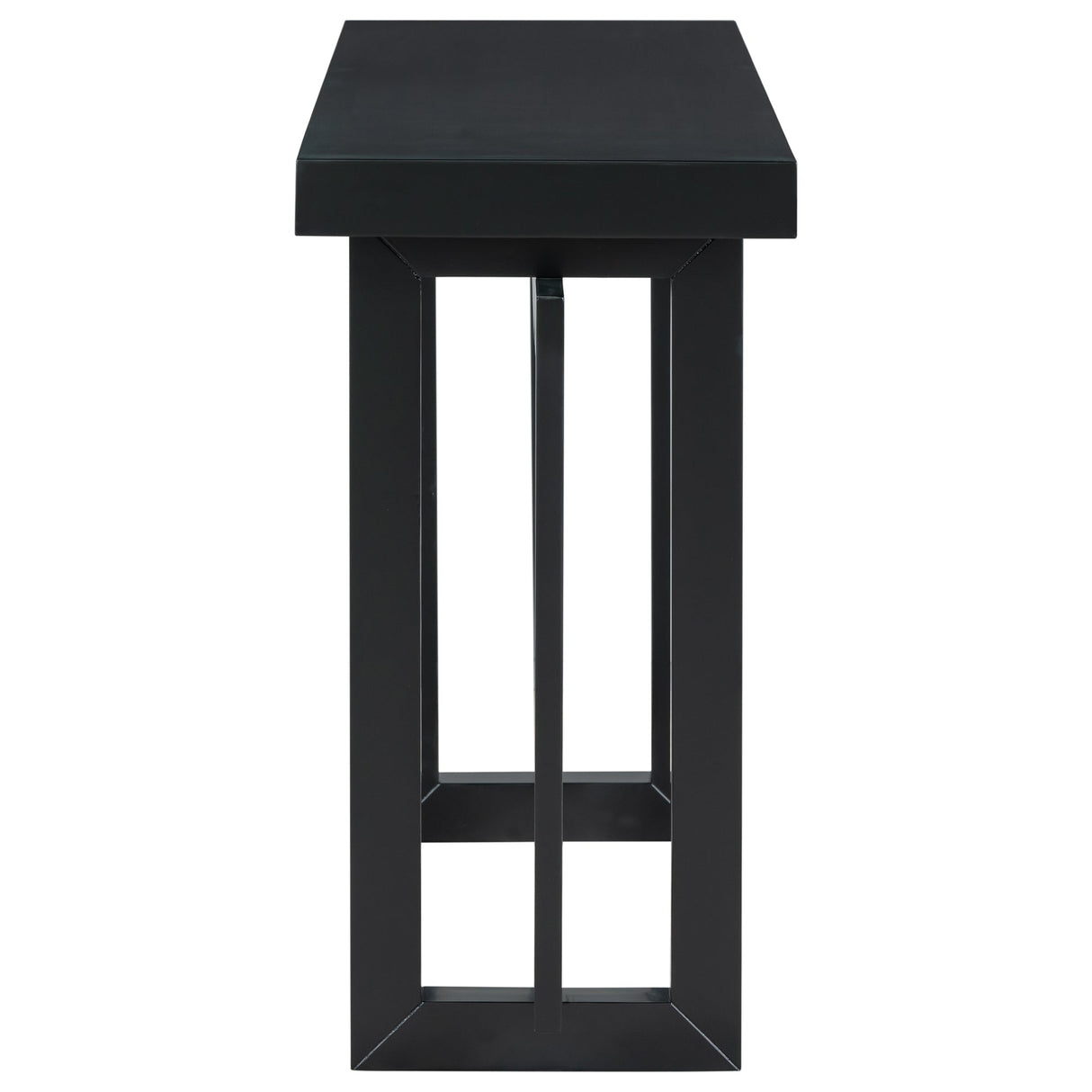U Style 59.1'' Painted Entryway Table with Pine Veneer