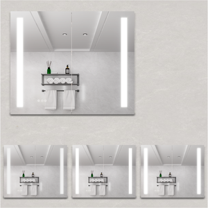 36 x 30 Inch Medicine Cabinet with LED Vanity Mirror