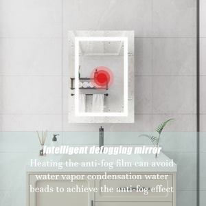 20 X 28 Inch Bathroom Medicine Cabinet with LED Mirror