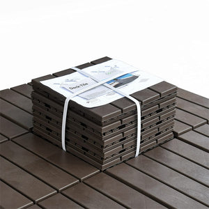 Patio Interlocking Deck Tiles