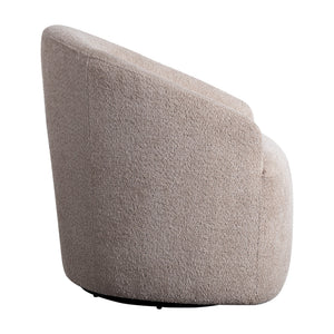 Upholstered 360 Degree Swivel Accent Chair