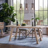 Sonoma 4-Piece Solid Wood Country Dining Set