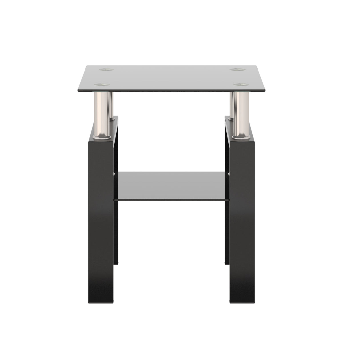 1-Piece Modern Tempered Glass Coffee Table