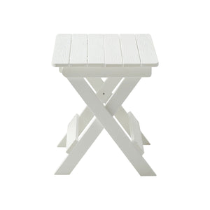 HIPS Foldable Small Table and Chair Set with 2 Chairs and Rectangular Table