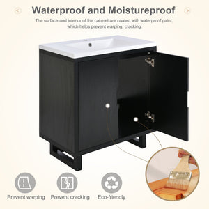 30" Bathroom Vanity Set with Sink