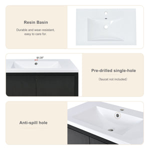 30" Bathroom Vanity Set with Sink