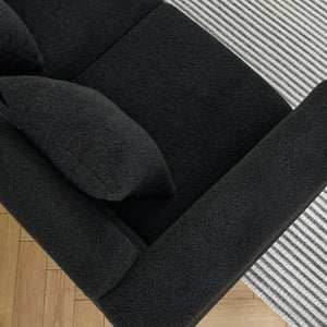 60-Inch Oversized 2-Seater Sectional Sofa