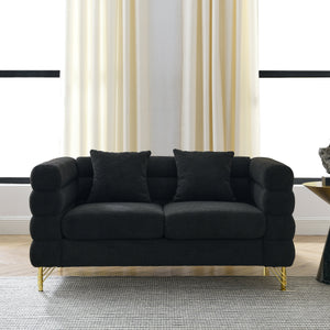 60-Inch Oversized 2-Seater Sectional Sofa