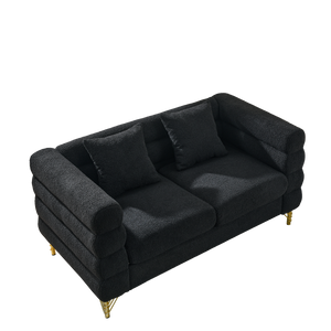 60-Inch Oversized 2-Seater Sectional Sofa