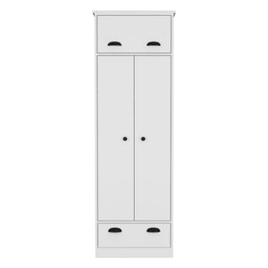 Dresser-Closet with Upper Storage Covered with 1 Door