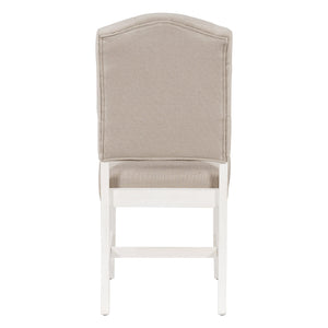TREXM Retro Style Dining Chair Set with 4 Upholstered Chairs