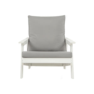 HIPS All-Weather Outdoor Single Sofa With Cushion