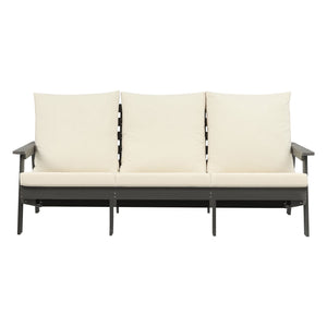 HIPS 3 Seater Outdoor Garden Sofa with Cushion