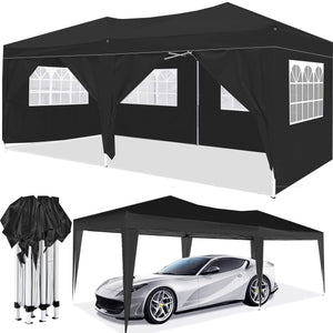 10'x20' EZ Pop Up Canopy Tent with Removable Sidewalls